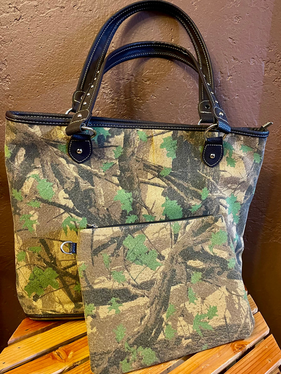 Camo Tote Purse The Saucy Cowgirl CO