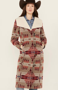 Powder River Outfitters Aztec Long Coat