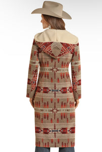 Powder River Outfitters Aztec Long Coat