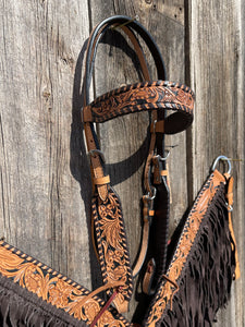 Classy Flora Breastcollar & Headstall