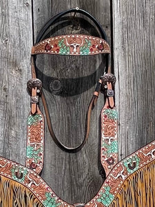 Longhorn Breastcollar & Headstall