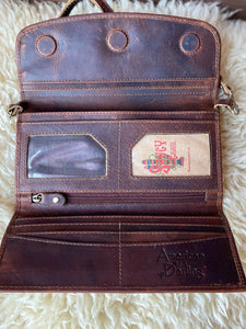 Longhorn Crossbody Wallet