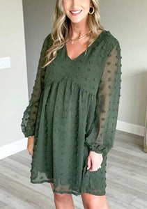 clip dot mini dress Madewell Cotton-Linen Lorelei Mini Dress in Clip Dot Size XXS Tiered Babydoll