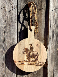 The Lone Rider Cowboy Decor