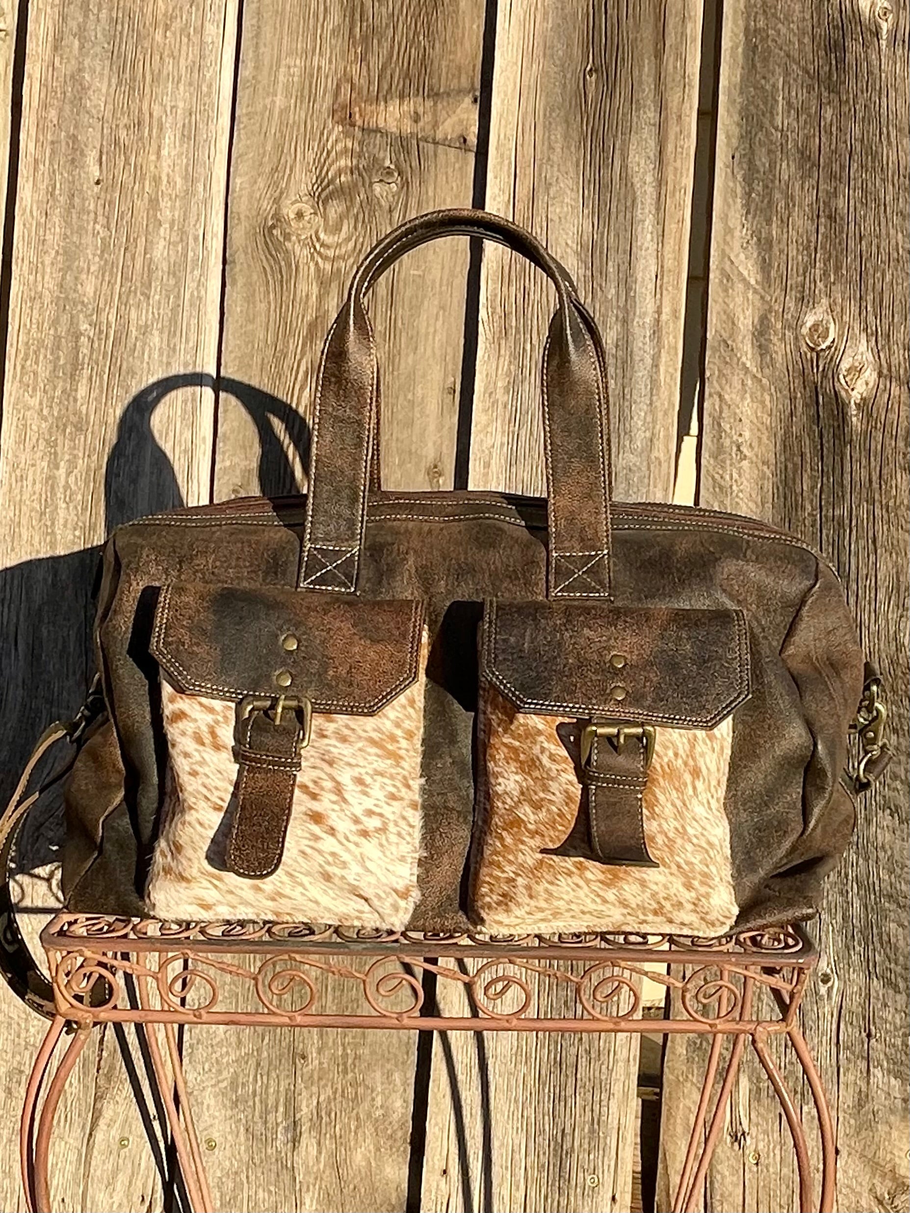 Duke's Duffle Cowhide Bag