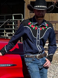 The Vintage Cowboy Embroidered Shirt