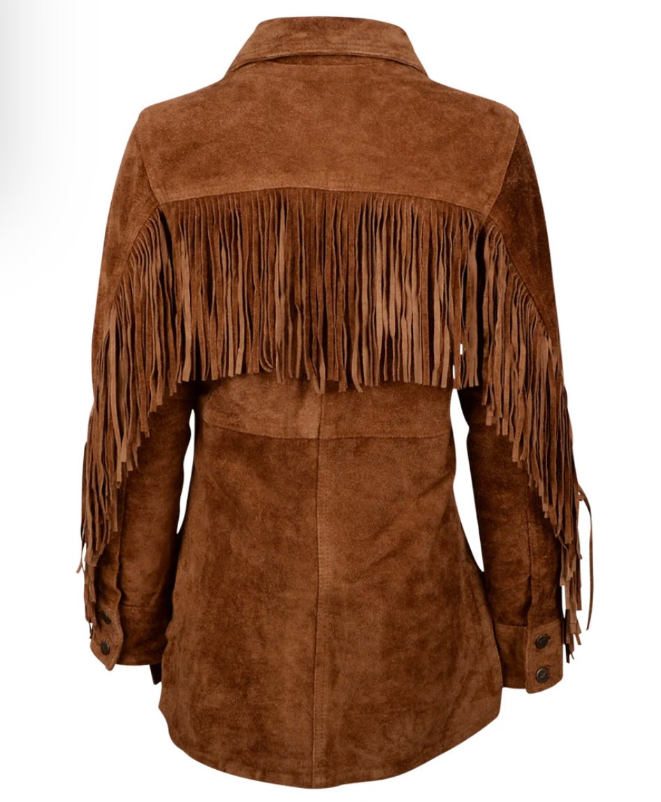 Suede STS Fringe Jacket