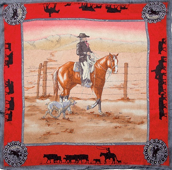 Anniversary Bay Red Wild Rag