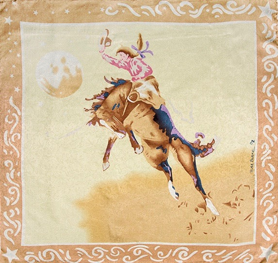 Cowgirl Stock Rider Wild Rag