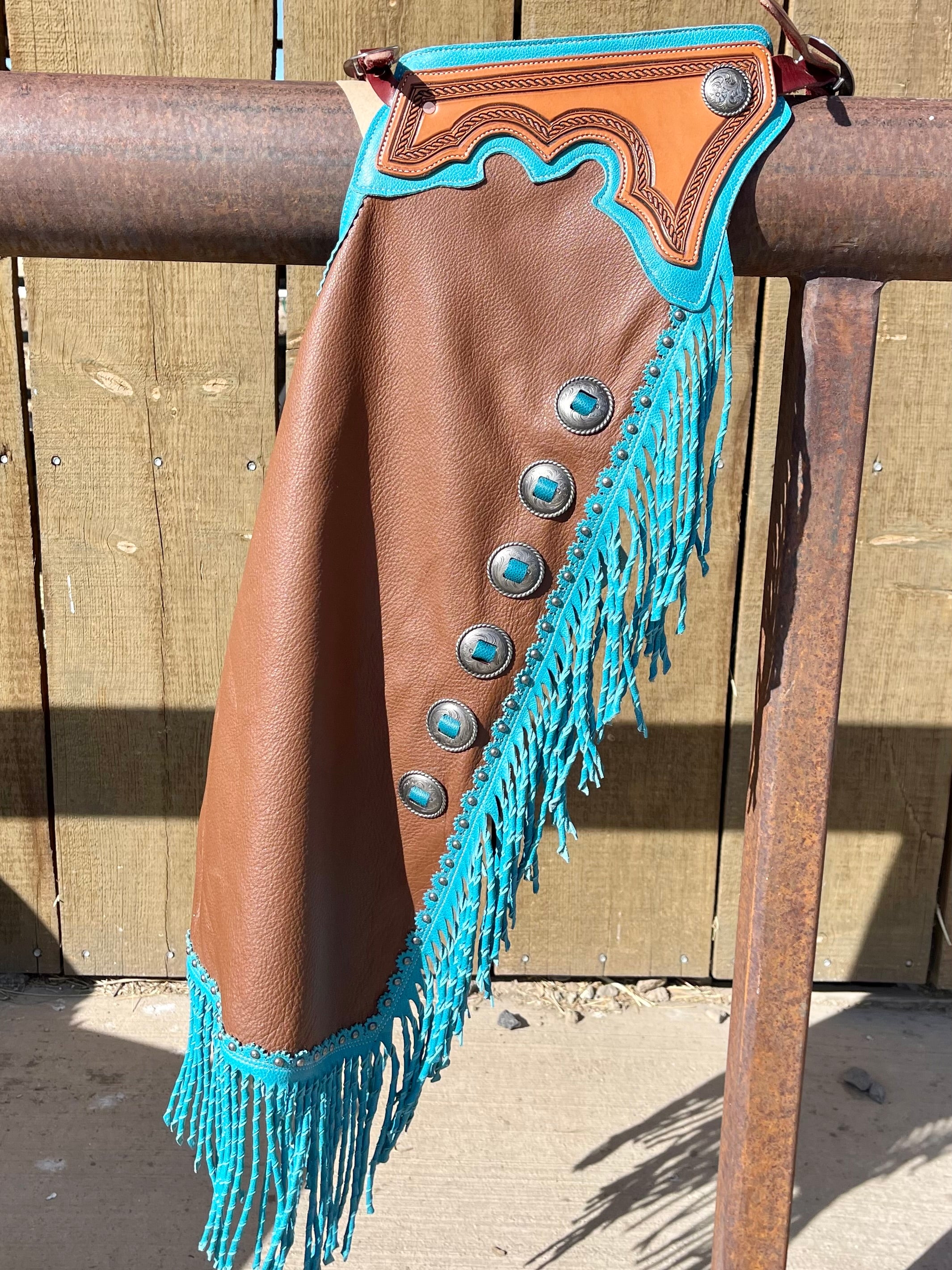 Turquoise Tango Chaps