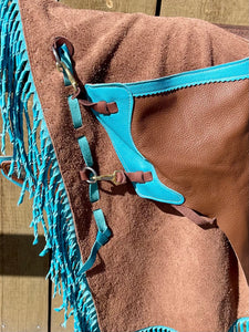 Turquoise Tango Chaps