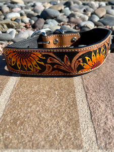 Hand Tooled Dog Collar