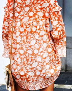 Boho Floral Tunic