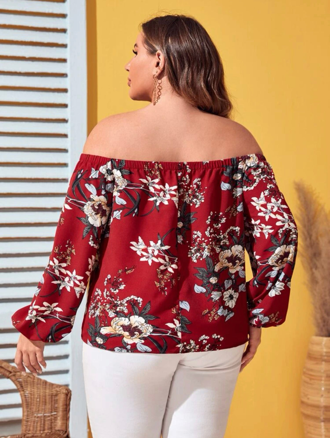 Dixi Floral Off The Shoulder Top