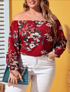 Dixi Floral Off The Shoulder Top