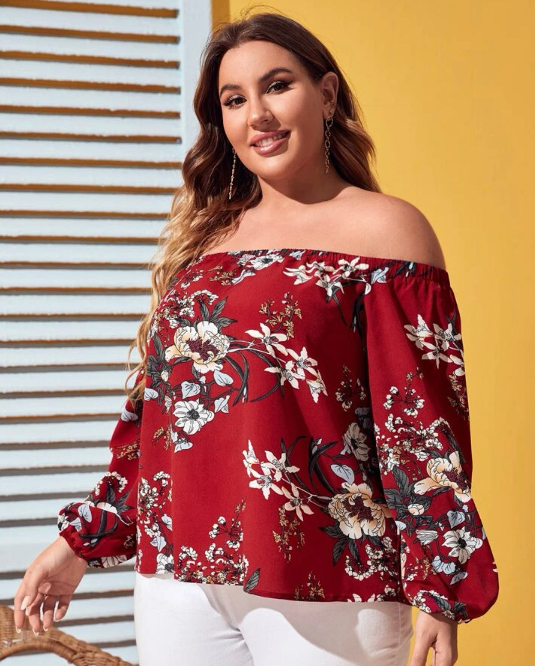 Dixi Floral Off The Shoulder Top