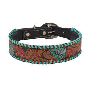 Hand Tooled Dog Collar